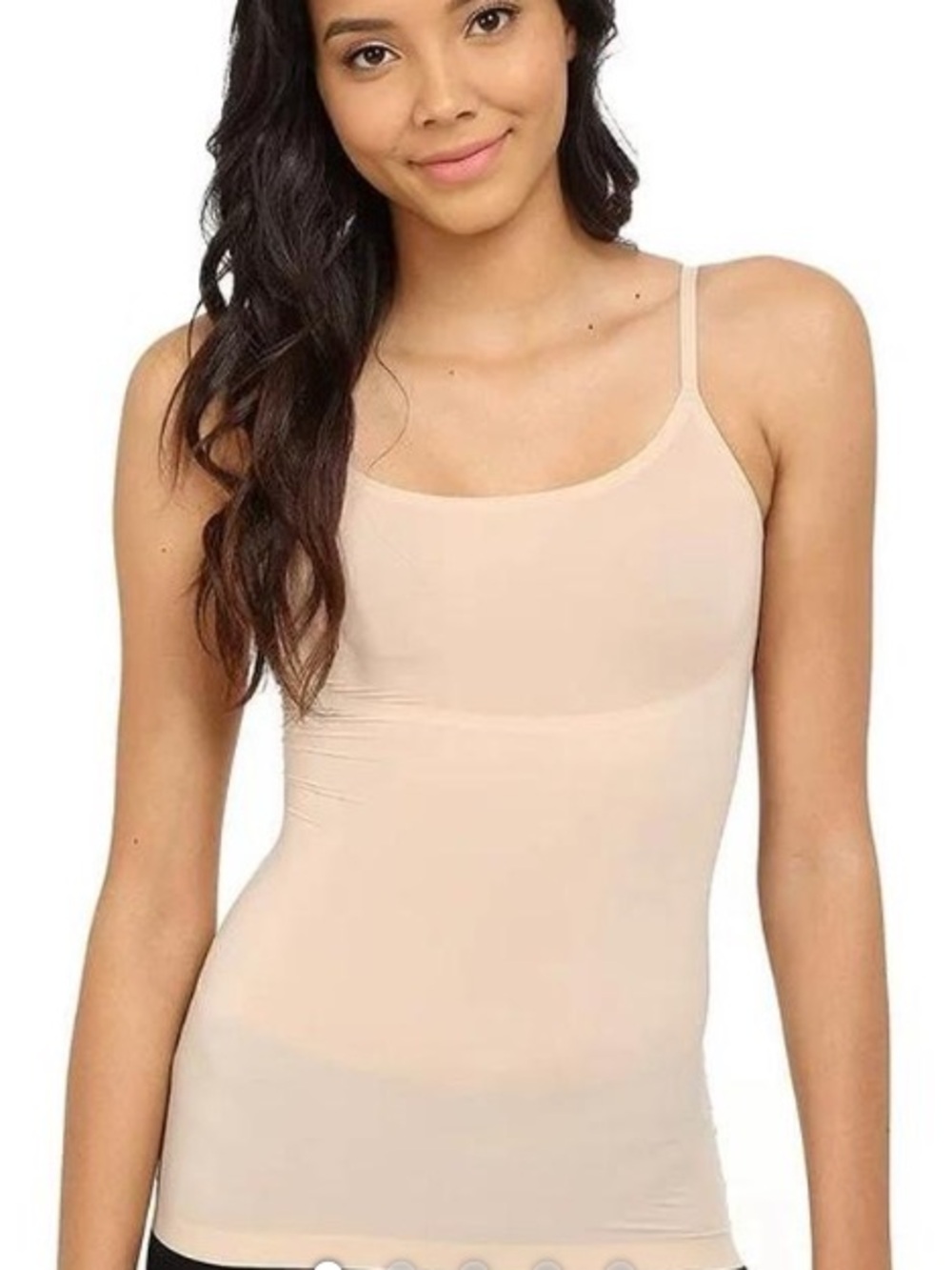Spanx Hide & Sleek Shaping Camisole Cami Small Nude Smooth Tummy & Waistline